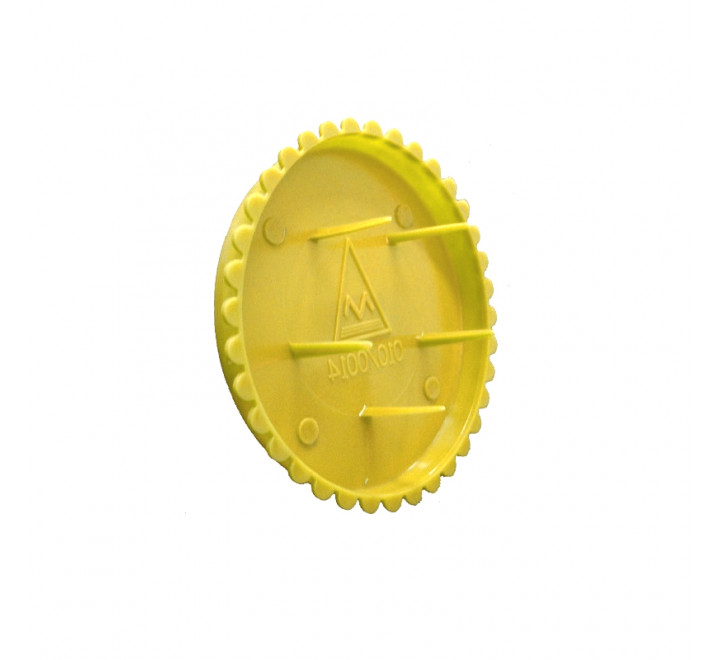 Dabler Κάλυμμα για Κυτίο Συνδεόμενο Φ60mm Κίτρινο 010/0015