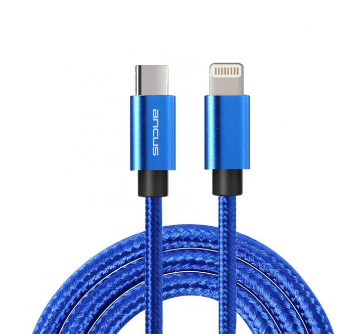 Ancus Καλώδιο Σύνδεσης & Φόρτισης USB-C Σε Lighting 1m Μπλε 5210029092381