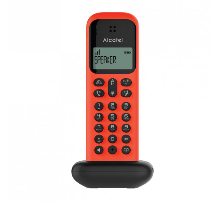 Alcatel Ασύρματο Τηλέφωνο Κόκκινο D285