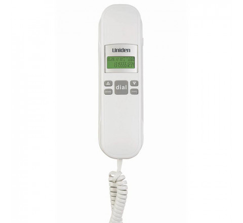 Uniden Τηλέφωνο Γόνδολα Με Αναγνώριση Κλήσης Λευκό AS-7103