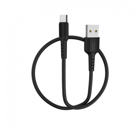 Borofone Καλώδιο Σύνδεσης BX16 Easy Usb σε USB-C 2.0A 1m Μαύρο