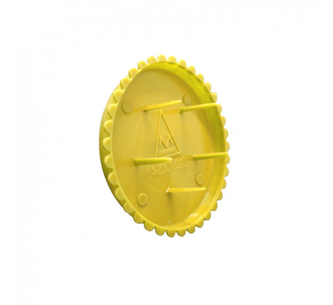 Dabler Κάλυμμα για Κυτίο Συνδεόμενο Φ60mm Κίτρινο 010/0015