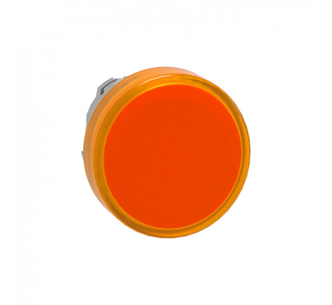 Schneider Electric Κεφαλή Μπουτόν Ø22 Πορτοκαλί Με Διαφανές Καπάκι ZB4BV053