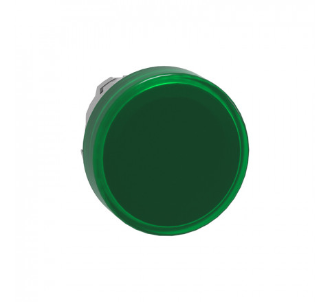 Schneider Electric Κεφαλή Μπουτόν Ø22 Πράσινο Με Διαφανές Καπάκι ZB4BV033