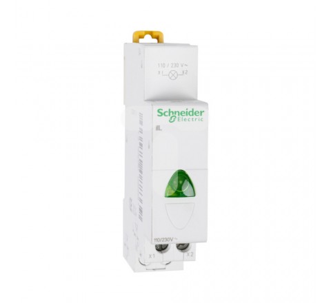 Schneider Electric Ενδεικτική Λυχνία Ράγας Πράσινη A9E18321