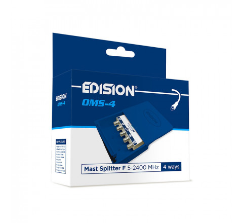 Edision Διακλαδωτής Ιστού 4 Εξόδων F 5-2400Mhz OMS-4