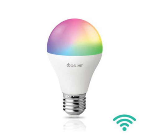 Fos-Me Smart Λάμπα Led 9W E27 Α60 Wifi RGBW 840lm 44-05859