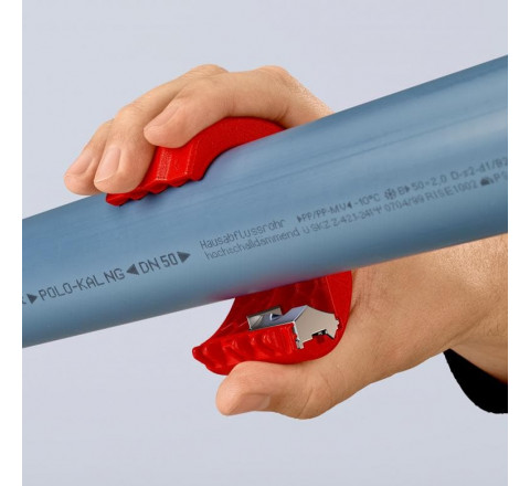 Knipex Κόφτης Πλαστικών Σωλήνων & Δακτυλίων Στεγανοποίησης 902210BK