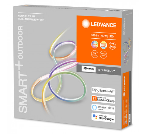 Ledvance Smart WiFi Ταινία Led Neon Flex 5m RGBTW 20W Κατάλληλη Για Εξωτερικό Χώρο 504806