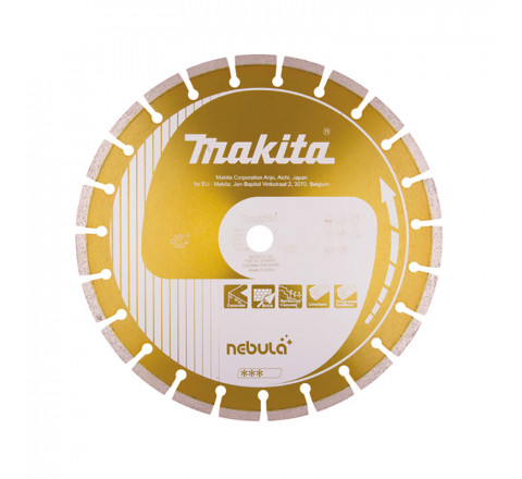 Makita Nebula Διαμαντόδισκος Δομικών Υλικών 350mm B-54053