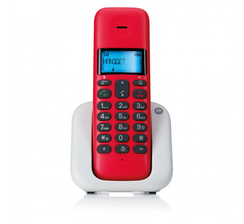 Motorola Ασύρματο Τηλέφωνο Με Ανοιχτή Ακρόαση T301 Κόκκινο 14587-9247