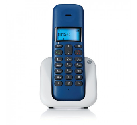 Motorola Ασύρματο Τηλέφωνο Με Ανοιχτή Ακρόαση Τ301 Μπλέ 14587-9249