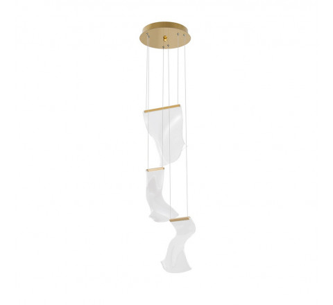 Nova Luce Siderno Κρεμαστό Φωτιστικό Led 16W Χρυσό 9054441