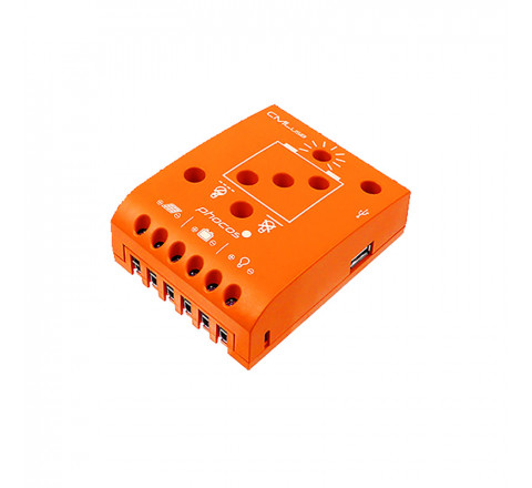 Phocos Ρυθμιστής Φόρτισης Φωτοβολταϊκών 10A CML-USB-10-2,2