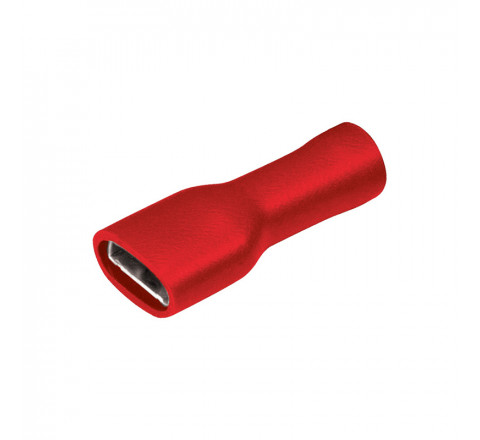 Sas Ακροδέκτης 0,5-1,5mm² Με Πλήρης Μόνωση 100τμχ Κόκκινο ΑΚ-ΑΚ-051