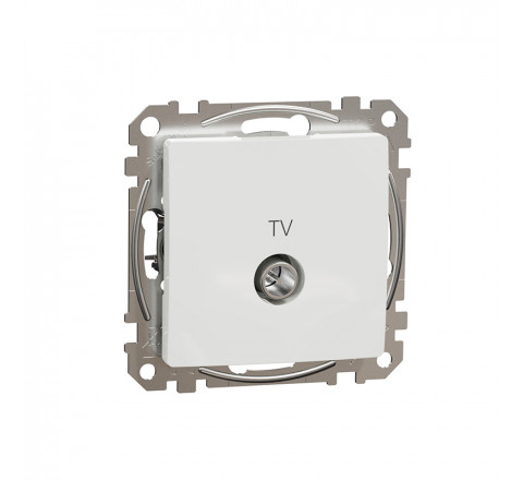 Schneider Electric Πρίζα TV 4dB Τερματική Λευκή Sedna Design SDD111471