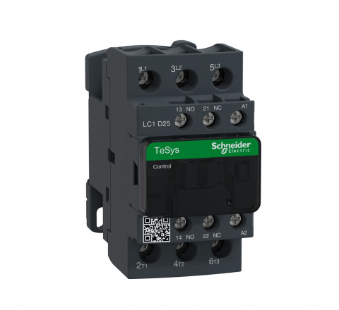 Schneider Electric Ρελέ Ισχύος 3P 11kW 25A 230V AC TeSys D LC1D25P5