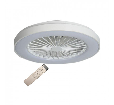 Spotlight Ανεμιστήρας Οροφής Με Led Φως & Τηλεχειριστήριο Λευκός 3194