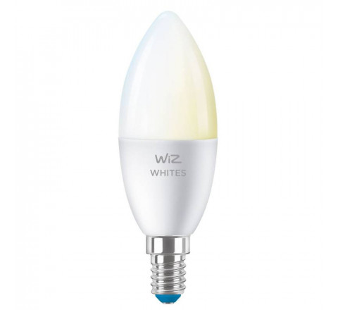 Wiz Smart Λάμπα Led Κερί E14 4,9W και Σχήμα C37 Εναλλαγής Θερμού-Ψυχρού 470lm Dim via WiFi 787073