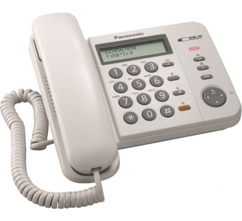 Τηλέφωνο Επιτραπέζιο Panasonic KX-TS580EX2W Λευκό