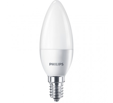Philips Λάμπα Led Κερί 5,5-40W 520lm B35 Ε14 6500K 746813