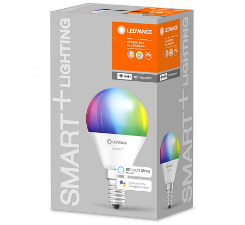 Ledvance Smart Λάμπα LED E14 RGBW 470lm Dimmable 4.9W 485631