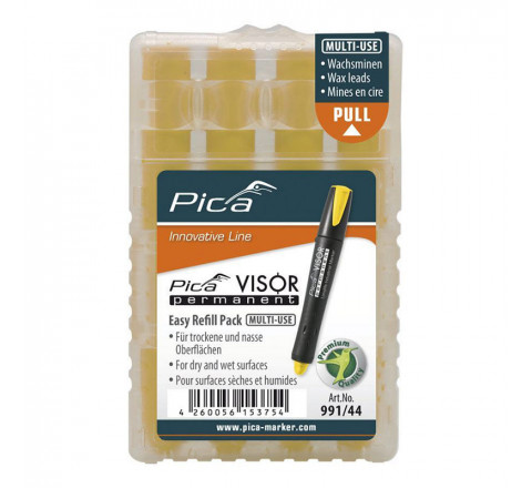 Pica Μύτες Μαρκαδόρου Pica Visor Κίτρινες 4τμχ. 991/44