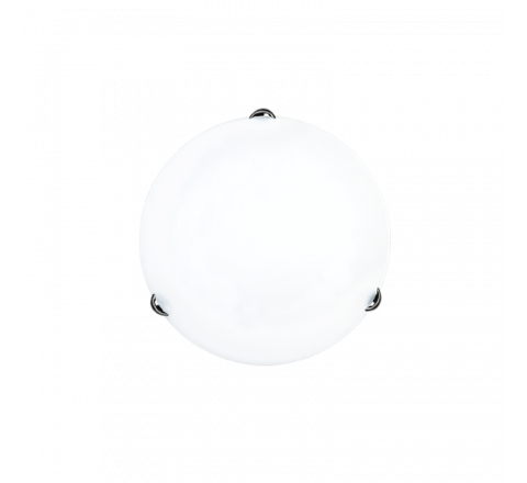 Πλαφονίερα Δίφωτη Με Μεταλλικά Στηρίγματα E27 Λευκό