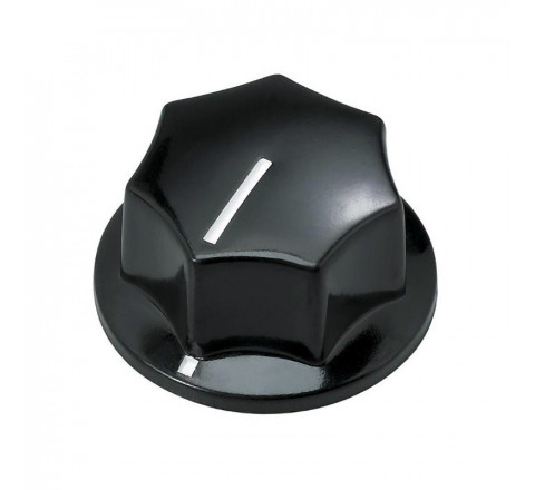  Top Κουμπί Ποτενσιόμετρου Πλαστικό 6,4mm/15mm Μαύρο PN-9F SCI